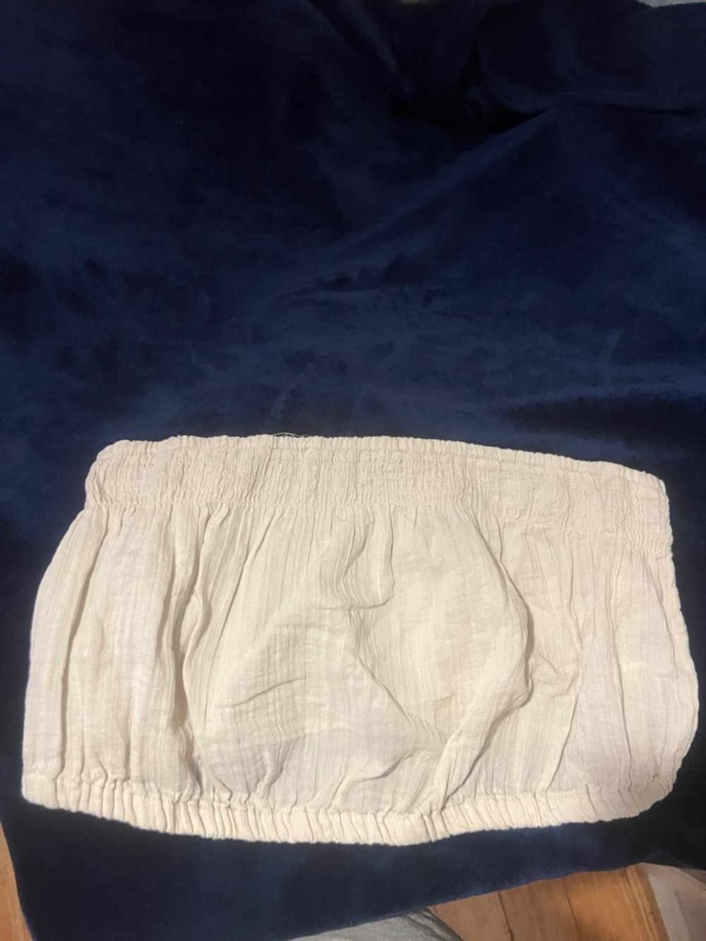 Universal Thread Cream Elastic Waist Tube Top